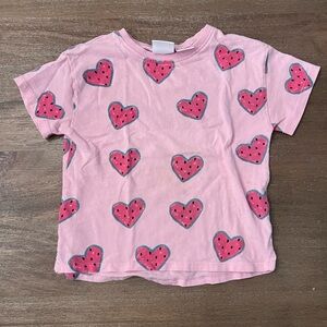 Zara Heart T-Shirt 18-24 Months